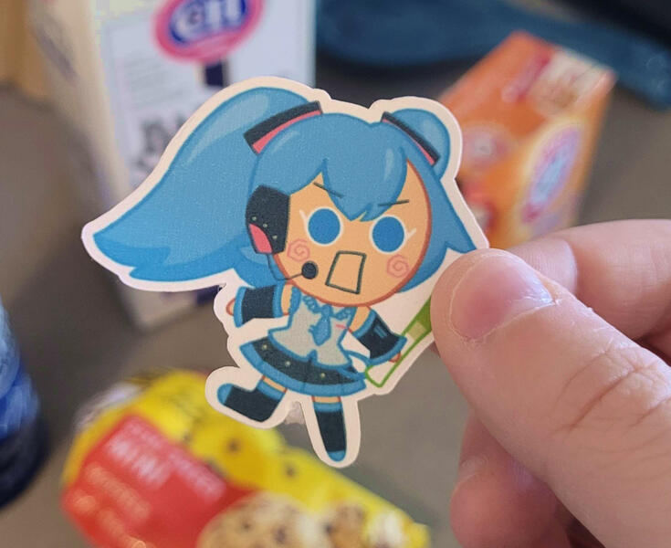 Miku Cookie Sticker