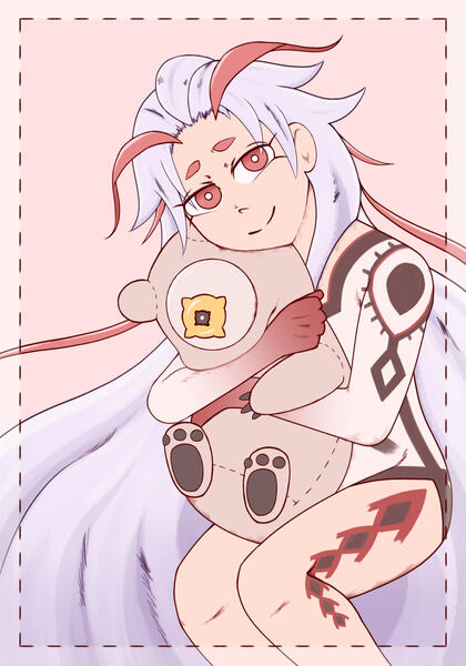 Aiba and Her Plushie