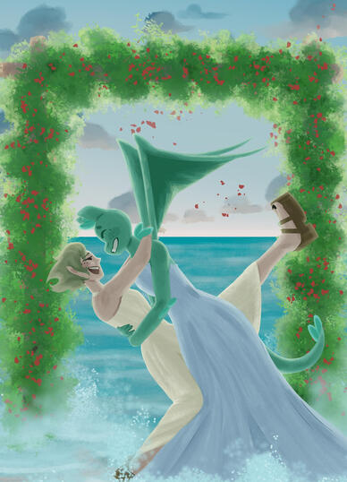 lyre wedding